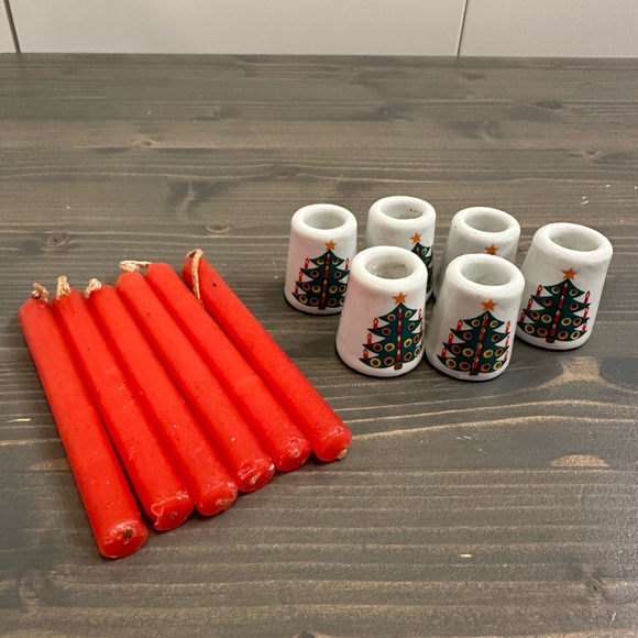 Vintage mini taper candles with potcelain holders
Chadwick Miller - Picture 4 of 8